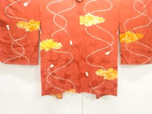 未使用品　絞り逆雲取り模様羽織